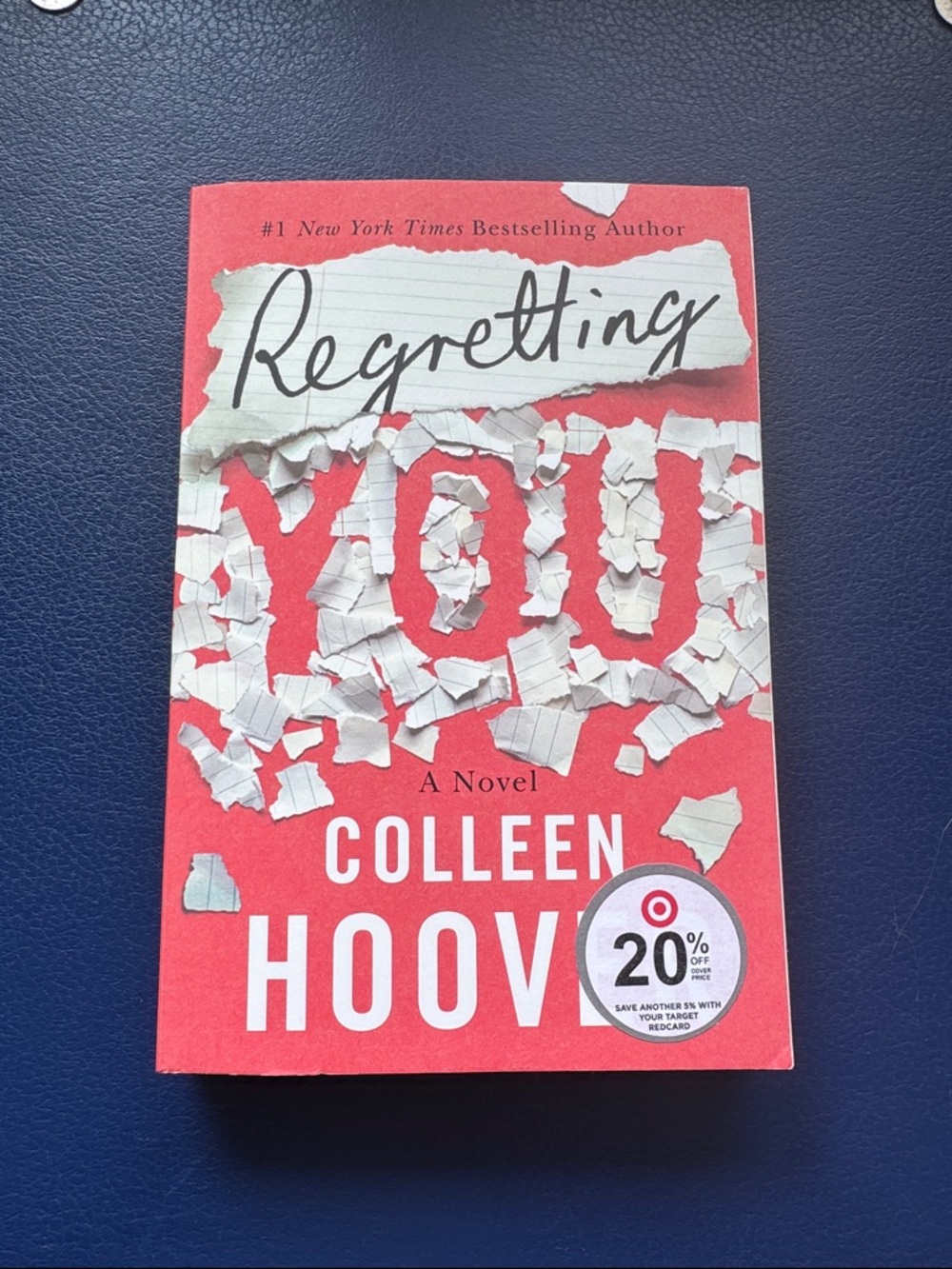 Regretting You Novel - Colleen Hoover